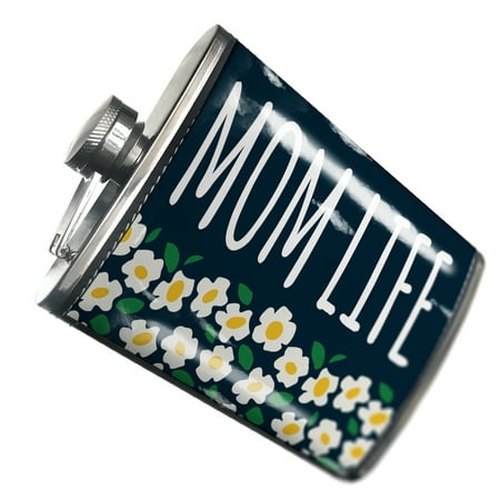 

NEONBLOND Flask Mom Life Mother s Day White Flowers