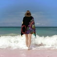 thumbnail image 6 of PHYHOO Woman Beautiful Black Beach Towels Oversized Microfiber Beach Towel for Adults Sand Free Pool Towels for Kids,Men,Women,Boys,Girls 30x60in, 6 of 8