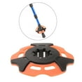 thumbnail image 3 of DYNWAVECA 2xTrekking Snowflake Basket Trekking Basket Portable Replacement Accessories Ski Pole Basket Snow Ski Basket for Backpacking , Orange, 2 Pcs, 3 of 10