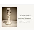 thumbnail image 3 of ArtsyQuotes 18x15 Black Modern Framed Museum Art Print Titled - Alberto Giacometti Quote: Reality, 3 of 5