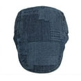 thumbnail image 4 of Kiibsot 2 Pack Mens Denim Cotton Newsboy Cap Ivy Gatsby Driving Hunting Cabbie Hats, 4 of 7