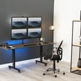 thumbnail image 2 of VIVO Quad Monitor Desk Mount Adjustable Stand Heavy Duty for 4 Screens up to 30", 2 of 7