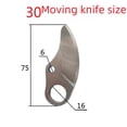 thumbnail image 4 of Factory Direct Replacement Blade Kit for Lithium Battery Pruning Shears - 25/30mm Cutting Edge, 1 Piece 40mm Moving Blade, High-Durability Material, Easy Installation, Ideal for Garden Branch/Shrub, 4 of 5