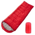 thumbnail image 1 of Saco Dormir Tipo Sobre Transpirable para Acampar Al Aire Libre Imprescindible para Dormir (rojo), 1 of 8