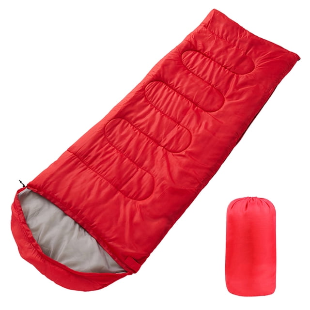 Saco Dormir Tipo Sobre Transpirable para Acampar Al Aire Libre Imprescindible para Dormir (rojo)
