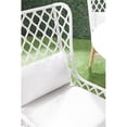 thumbnail image 2 of Pemberly Row Contemporary Rope Weave Outdoor Wingback Chair in Off White, 2 of 19