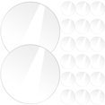 thumbnail image 3 of 20 piezas de tablero acrílico redondo transparente, panel de tablero transparente para proyectos de manualidades de bricolaje, 3 of 5