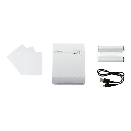 Canon - SELPHY Square QX10 Wireless Photo Printer - White