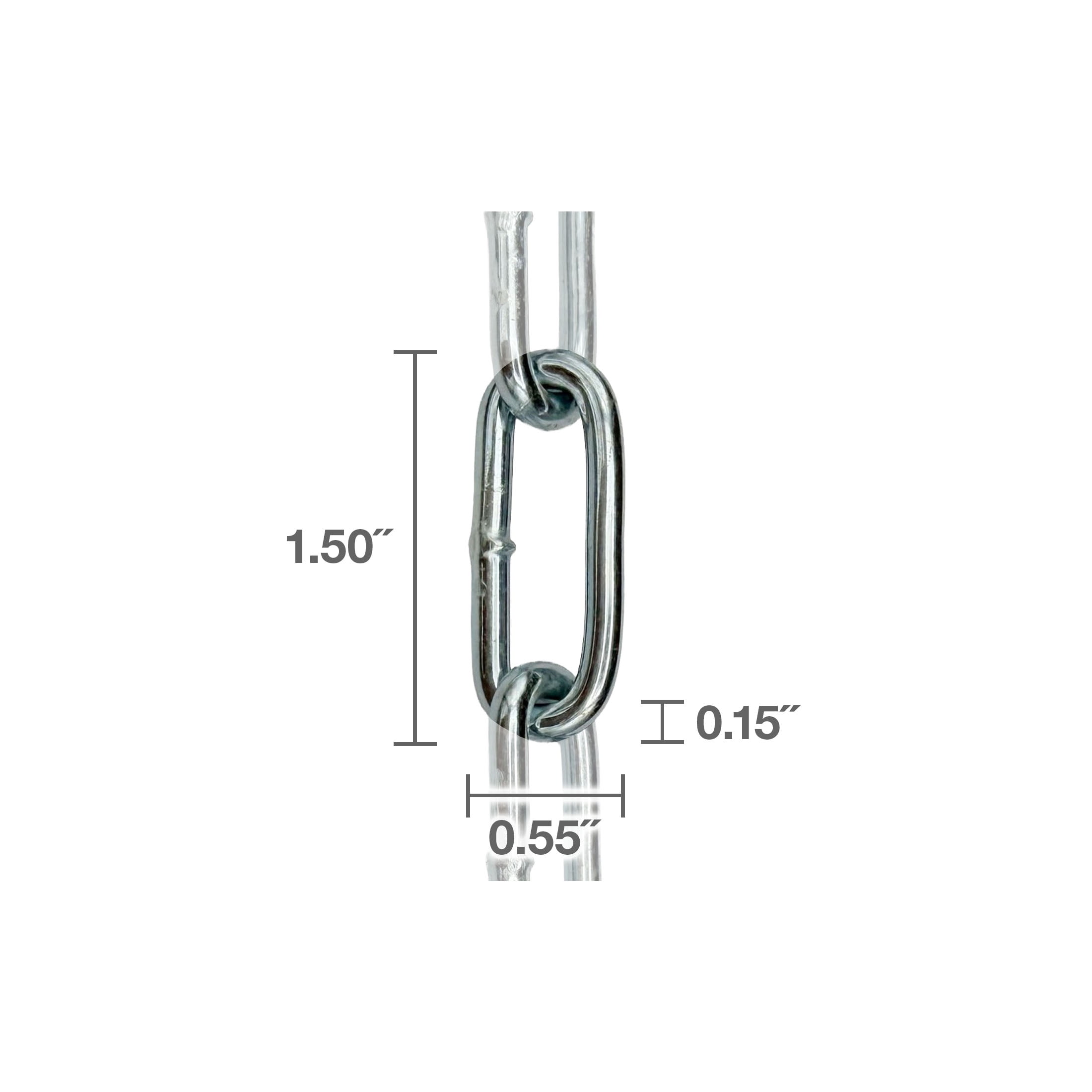 #2 Straight Coil Chain, 10', Peerless Chain Company, #4740435