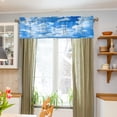 thumbnail image 5 of Valance 54x18In Kitchen Curtain Living Room Curtain Bedroom Curtain Balcony Door Curtain Utility Room Curtain Blue Sky and Clouds, 5 of 6