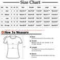 thumbnail image 3 of Qiopertar Blouse Imprimée Alphabet Vintage Raglan Col Rond Manches Courtes Couleur Unie Grandes Économies de Vacances! Offres de la Semaine Liquidation, 3 of 7