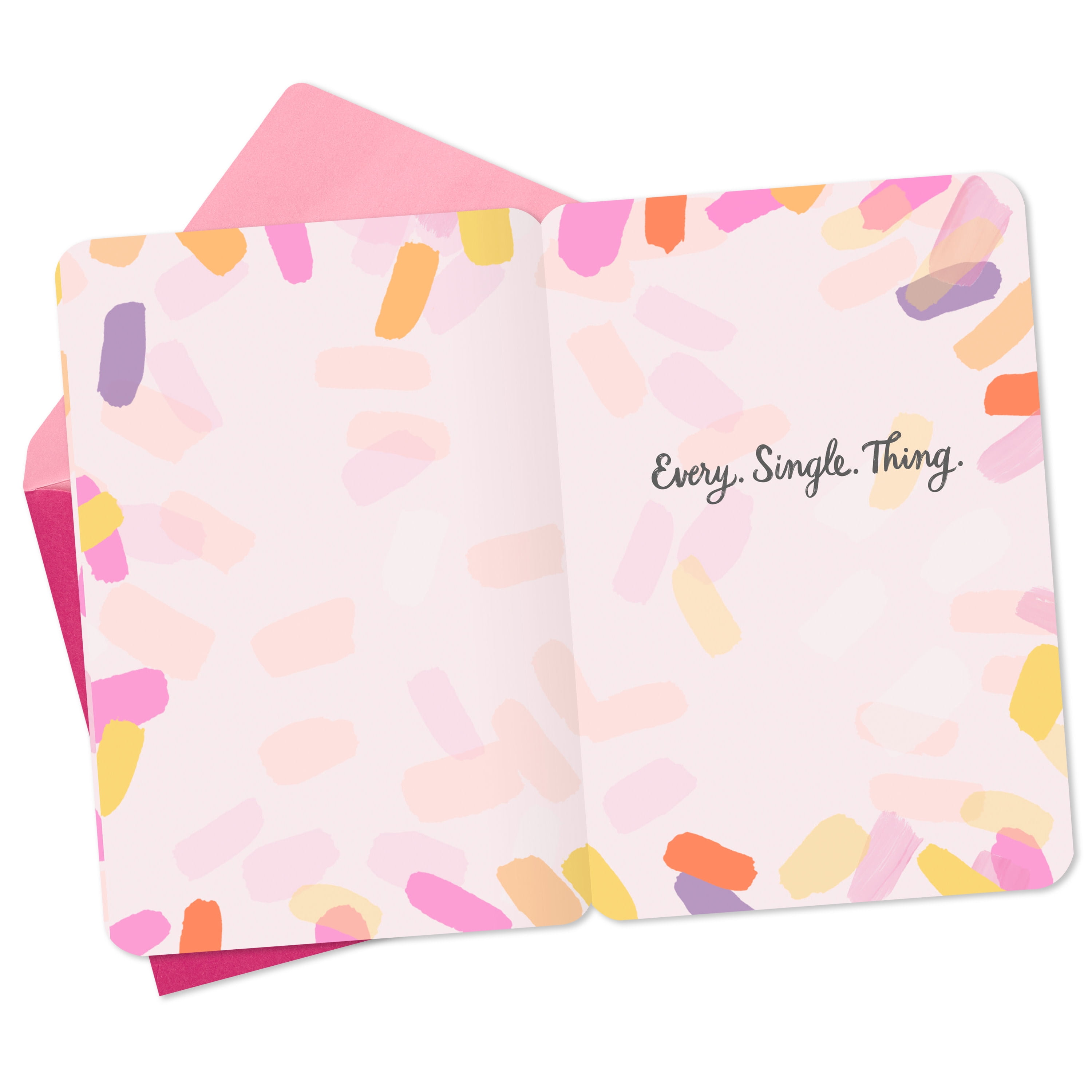 Hallmark Just Because Love Card (Every Single Thing)
