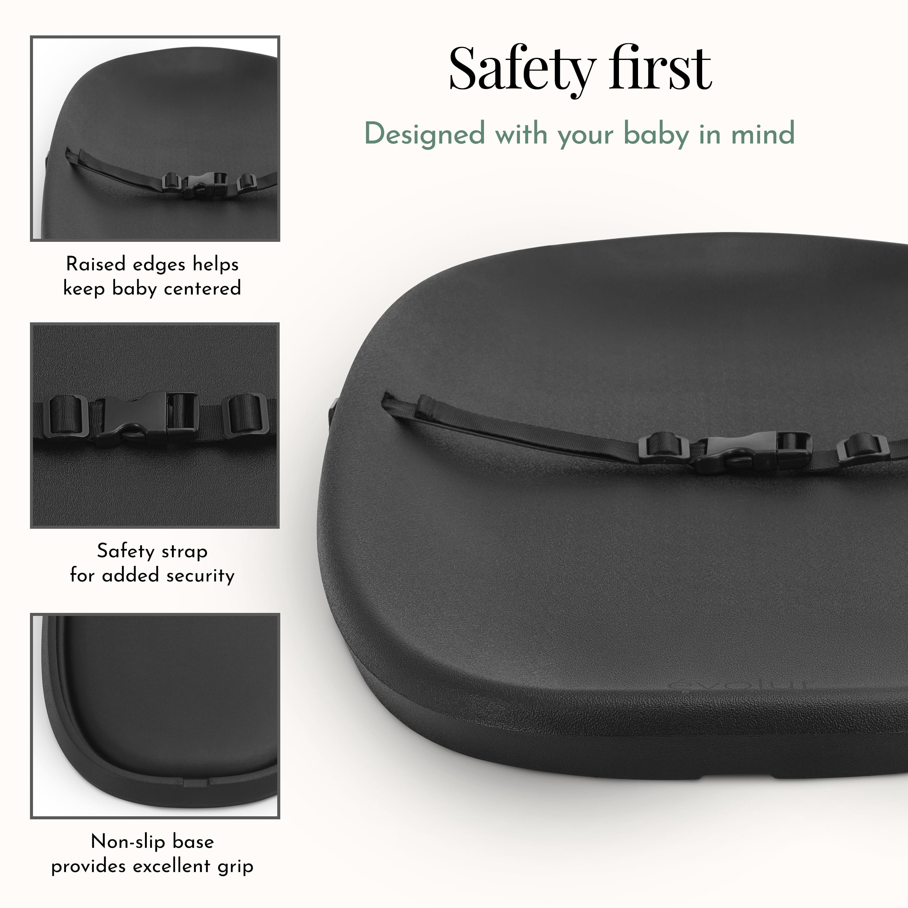 Evolur Eva Changing Pad, Black