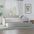 thumbnail image 6 of Zoey Tufted Upholstered Twin Daybed with Trundle, Beige, by Hillsdale Living Essentials, 6 of 10