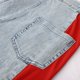 thumbnail image 4 of WILLBEST Pantalones Casuales para Mujer, Vaqueros elegantes con Rayas de Patchwork, Cintura Alta, Corte Holgado, Vaqueros con Bloques de Color, Pantalones Rectos de Pierna Ancha Chica, 4 of 7