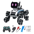 thumbnail image 3 of Robot inteligente RC de juguete para perros con música, ojos LED, juguete educativo para niños, Control remoto, Perro Robot, juguetes electrónicos Controlador de reloj, 3 of 8