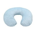 thumbnail image 4 of Funda de almohada de lactancia ultra suave en forma de U, cómoda y lavable, color azul cielo, 4 of 5