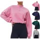thumbnail image 1 of Tops de verano,Sudadera extragrande para mujer, informal, de manga larga y cuello redondo, mezcla de poliéster y elastano suave, ideal para estar en casa, sopatenor, 1 of 9