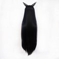 thumbnail image 4 of SL Pelucas para Mioda Ibuki Cosplay Peluca con Cuernos 39'' Negro Mixto Arco Iris Anime Halloween Cosplay Peluca para Mujeres Niñas con Gorra JAMW Sencillez, 4 of 5