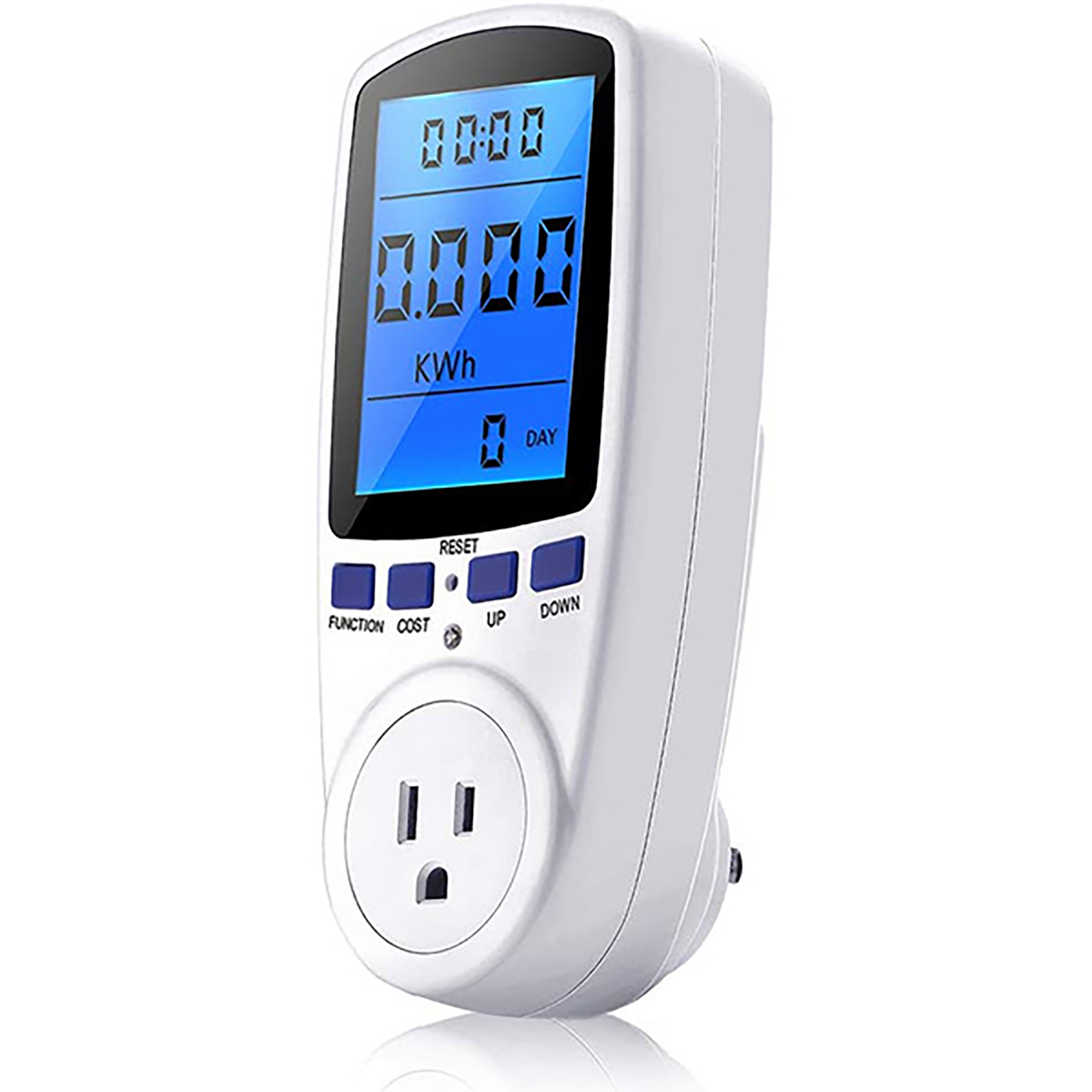 SOONHUA Power Meter Energy Voltage Amps Electricity Usage Monitor, Digital Meter Measuring Outlet Socket Volt Voltage Wattmeter, Electricity Usage Monitor for Home