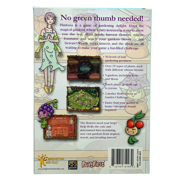 Plantasia: Delightful Gardening Game on PC CD for Windows - Five