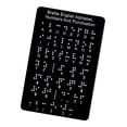 thumbnail image 2 of Milaget Tableau d'Alphabet en Braille Cadeaux en Anglais Tableau d'Alphabet en Braille pour Adultes, 2 of 9