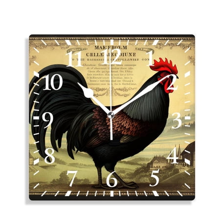 10 Inch Wall Clock Battery Operated Silent Clock Decorative for Office, Kitchen, Outdoor, Living photo 10 Inch Wall Clock Battery Operated Silent Clock Decorative for Office, Kitchen, Outdoor, Living