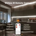 thumbnail image 2 of Under Cabinet Lights Plug-in, 3 Pack x 12inch LED Under Cabinet Lighting, Dimmable Plug-in Light Bar for Desk, Under Kitchen Counter LED Lights,With remote control, Cold White 6500K, 2 of 7