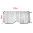 thumbnail image 2 of Unique Bargains 2pcs Aluminium Foil Foldable Car Front Window Windshield Sun Shade Visor 140cm x 70cm, 2 of 5