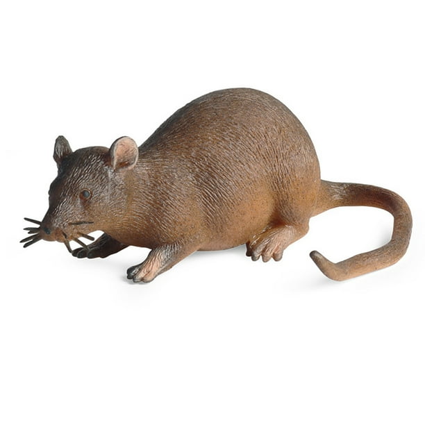 Figuras de animales realistas, simulación estática de ratón de goma TPR, juguete antiestrés, juguete de descompresión, accesorios de broma para niños.