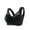 Black, variant on DQRPSEETB Sports Bras for Women Padded Womens Posture Correcting Bra Seamless Bra Up Wireless Bra Breathable Bras for Older Women Everyday Bras Black