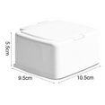 thumbnail image 2 of Portable Pop-up Storage Box Makeup Organizer Jewelry Case Small Object Holder Mini Pop-upSquare, 2 of 6