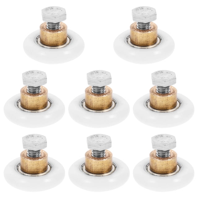 CTIRCHIU 1Set Glass Shower Door Rollers Replacement Multi Color Smooth Effortless Slide