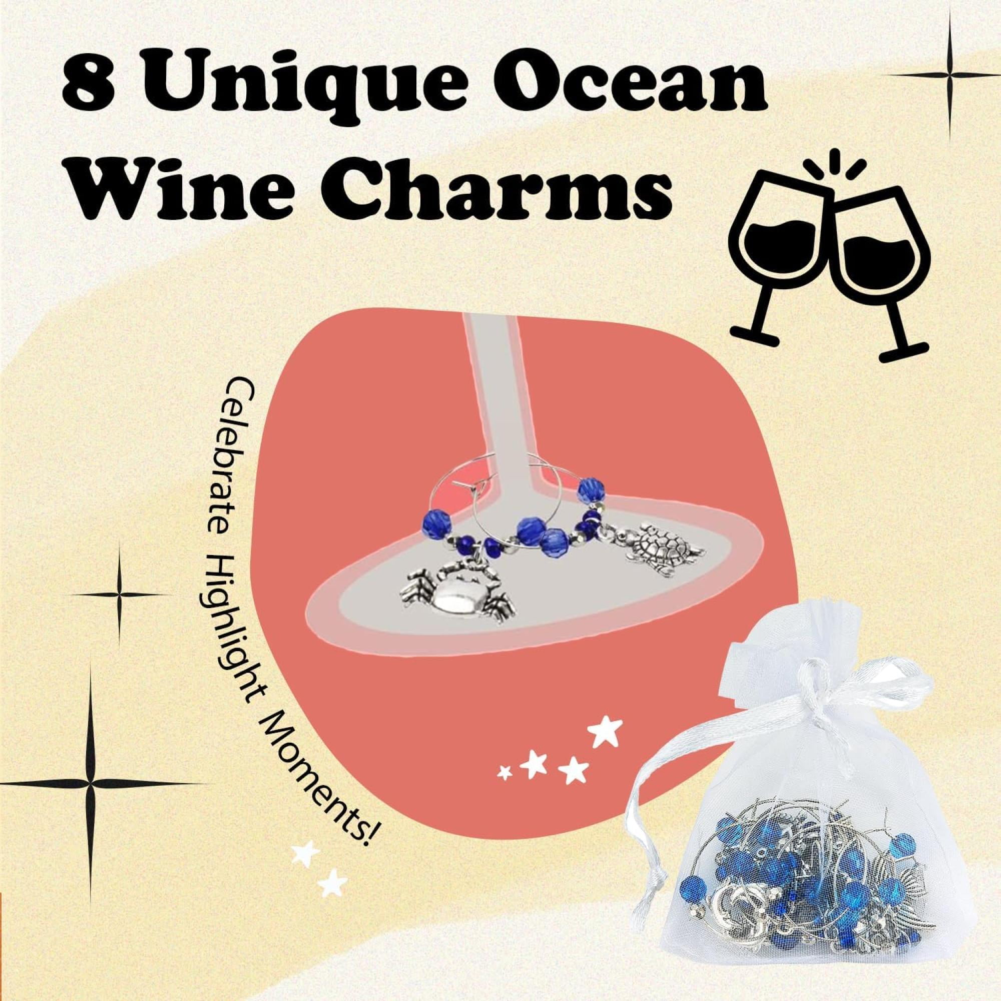 Gift Basket - 8 Gift Includes Wine Tumbler Bath Bombs Wine Charms Comfy Socks