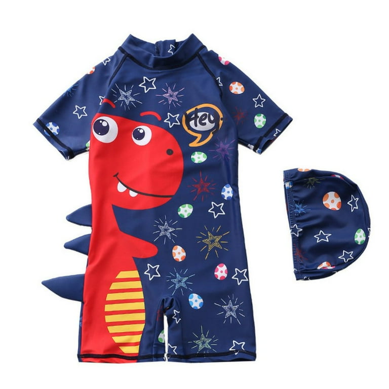 Dinosaur swimsuit boy best sale