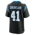 thumbnail image 3 of Men's Nike Claudin Cherelus  Black Carolina Panthers Team Game Jersey, 3 of 6
