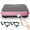 Rose Red + ABS+Rubber+Steel (Q235), variant on ZHICHUN Vibration Plate Exercise Machine, Whole Body Workout Platform with Remote Control and Resistance Bands, LCD Display Vibration Fitness Platform for Home Gym, Black
