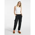 thumbnail image 2 of No Boundaries Cargo Jogger Pants, Women's, 2 of 5