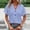 *Purple, variant on ClodeEU Women's V Neck Short Sleeve T-Shirt with Button , Solid Color Casual Top White,Womens Plus L