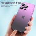 thumbnail image 3 of SaniMore Case for iPhone 14 Pro Max 6.7" 2022, All-inclusive Lens Flim Dustproof Anti-scratch Frosted PC Backplane Detachable Wrist Strip Gradient Slim Lightweight Shockproof Case, Purple, 3 of 7