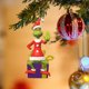 thumbnail image 5 of Decoración Del Árbol Del Monstruo Verde Navidad divertido monstruo verde árbol decoración fiesta fiesta árbol artesanía suministros (7), 5 of 6
