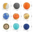 thumbnail image 5 of OUSITAID 9 Pcs Jouets de Modèle de Planète Bricolage Simulation le Système Solaire Plastique Cosmique Planète Univers Modèle Science Jouets Éducatifs, 5 of 5