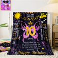 thumbnail image 4 of 12 Year Old Girl Birthday Gifts - 12th Birthday Gifts for Girls,Crown Throw Blanket for Girls Soft Flannel Throw Blanket Gift for Kids Birthday Gifts Decorations for Girls Throw Blanket,60"x50", 4 of 5