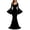 wei163-Black-Womens Dress, variant on IWRICH Velvet Gothic Maxi Dress for Women Dresses with Lace Bell Sleeves Goth Vintage Halloween Gown