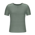 thumbnail image 6 of 50% off Clearance!Summer Fashion Plus Size V-Neck Tank Tops for Women Solid Casual Sleeveless Turndown Collar Button, 6 of 9