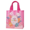 thumbnail image 3 of olkpmnmk 5Pcs Happy Easter Bags Bunny Carrot Chick Egg Treat Gift Non-Woven Bags Easter Gift Bags Easter Treat Bags with Handles for Gifts Wrapping,Egg Hunt,Easter Party Supplies,10.6x4.7x11.4 Inch, 3 of 9