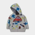 thumbnail image 2 of purcolt Kids Toddler Zip-Up Hoodies Casual Long Sleeve Hooded Sweatshirts with Pockets for Girls Boys 9M-3T, 2 of 7