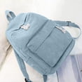 thumbnail image 5 of Clossjun Casual School Backpack For Teens Large Corduroy Bookbag Lightweight Laptop Bag High School College Back To School Daypack, 5 of 6