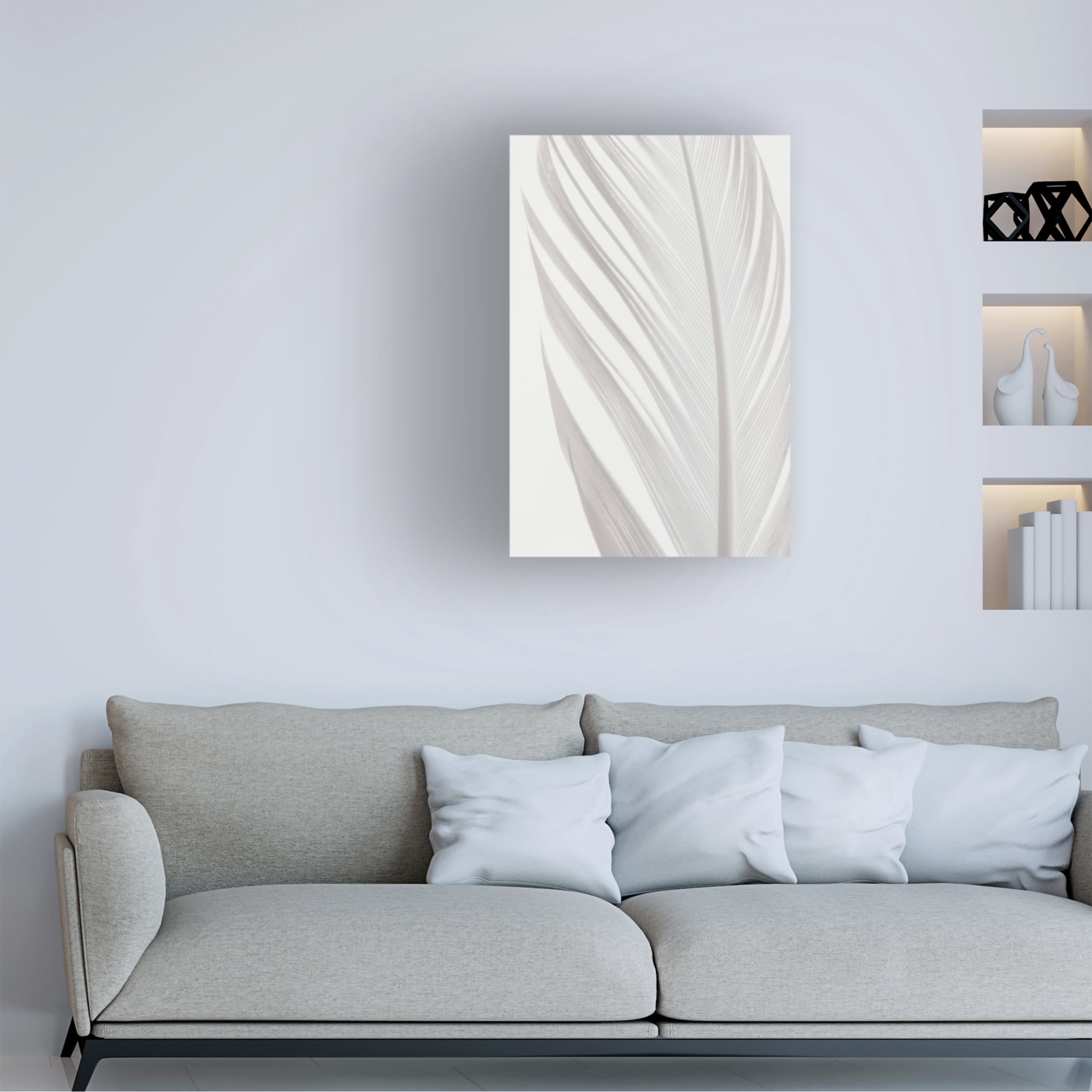 Pictufy Studio III 'Feather 6' Canvas Art - 16 x 24 Inches