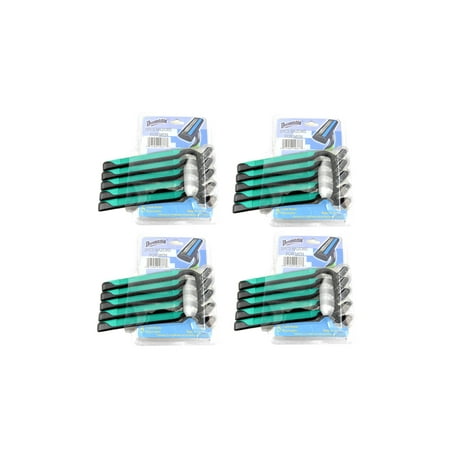4 Packs of 5 Triple Blade Disposable Razors for Men
